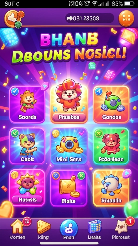Tangkapan layar menunjukkan berbagai lokasi menarik dalam game.