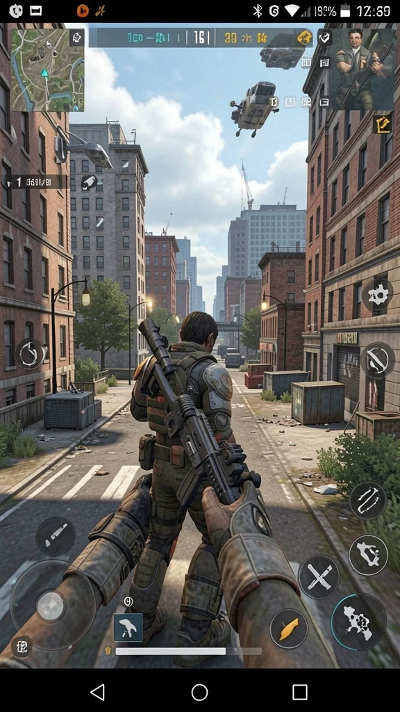 Menampilkan aksi seru dalam gameplay yang adiktif.