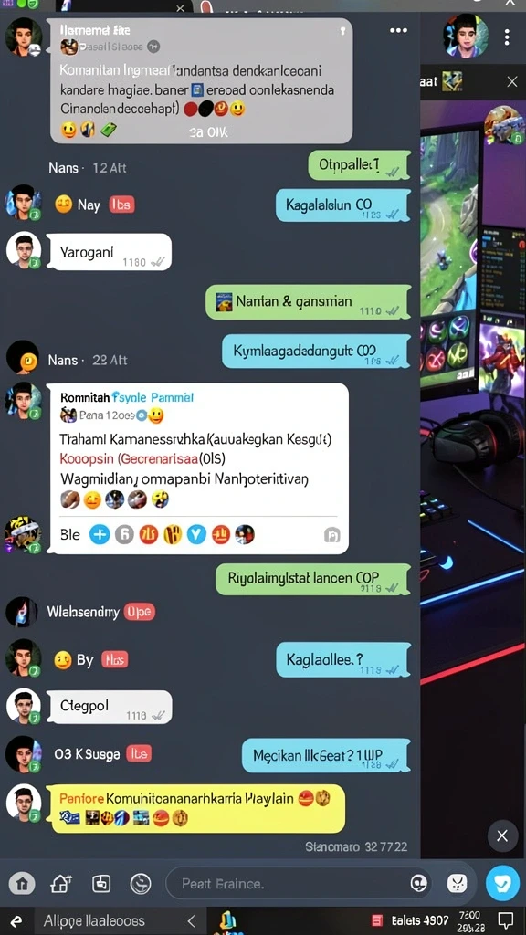 Tampilan karakter yang realistis dan detail.
