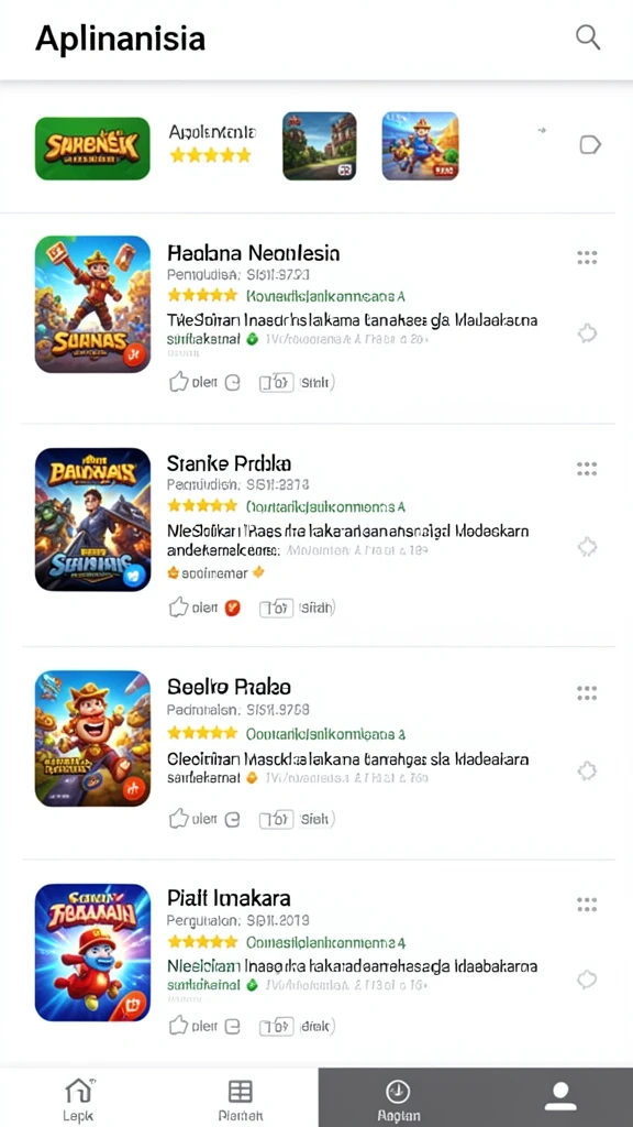 Tampilan antarmuka yang menarik dan user-friendly.