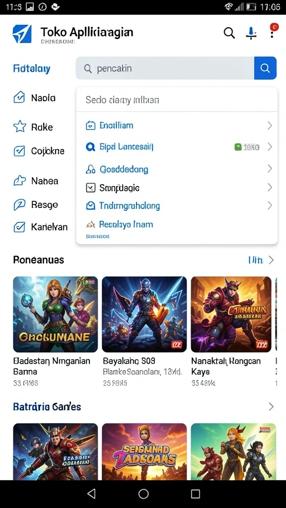 Tampilan antarmuka yang sederhana dan menarik.