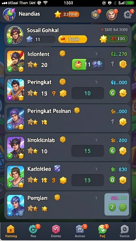 Tampilan antarmuka pengguna yang intuitif dan menarik.