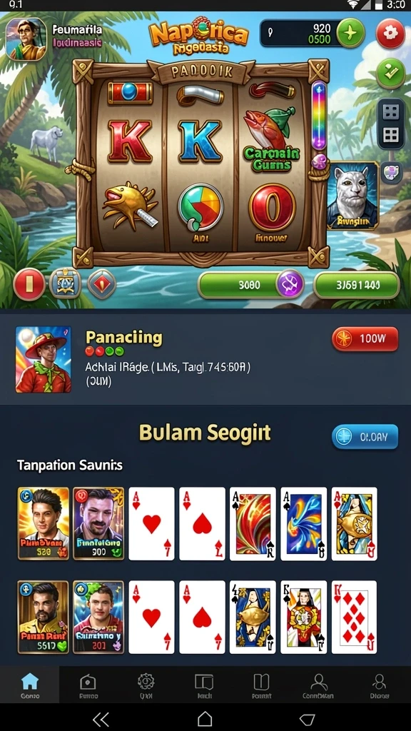 Screenshot memperlihatkan fitur bonus yang menggiurkan saat bermain.