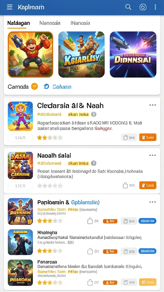 Tangkapan layar menggambarkan suasana level baru yang menantang.