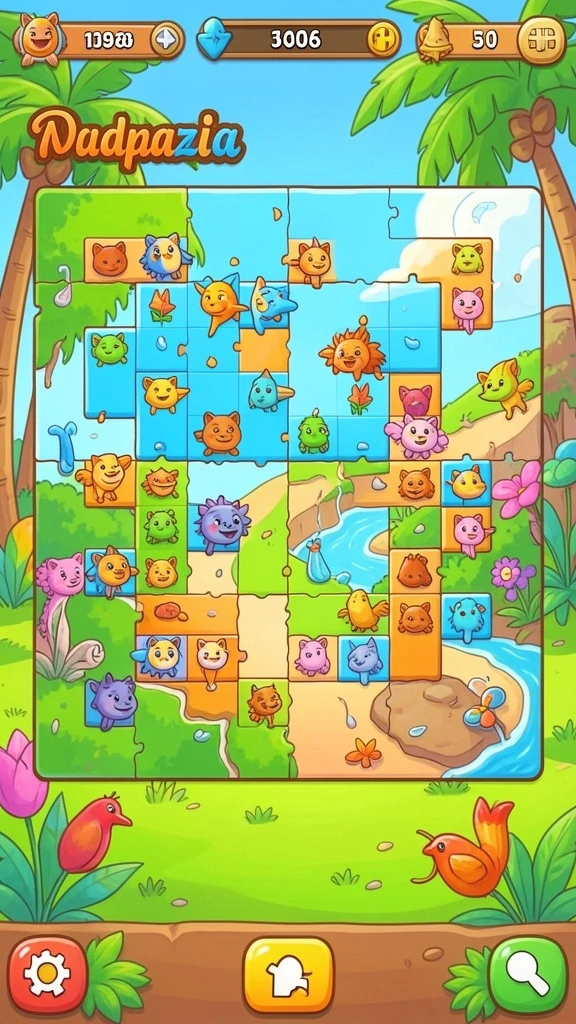 Tangkapan layar dari level terbaru yang menantang di BUMI303.
