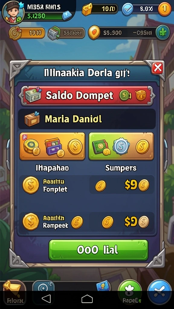 Tampilan menarik dari permainan slot GADAITOTO.
