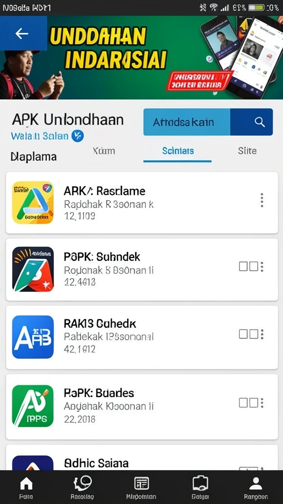 Berbagai pilihan permainan yang mengasyikkan.