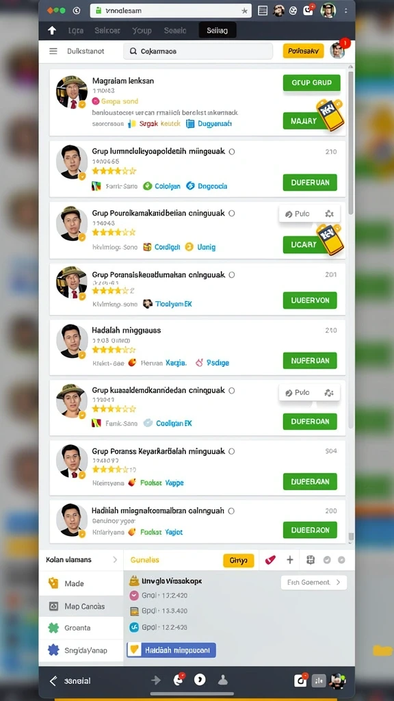 Antarmuka pengguna JURAGAN28 yang menarik dan mudah digunakan.