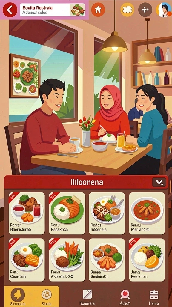 Ruang permainan yang dinamis dengan grafik yang luar biasa.