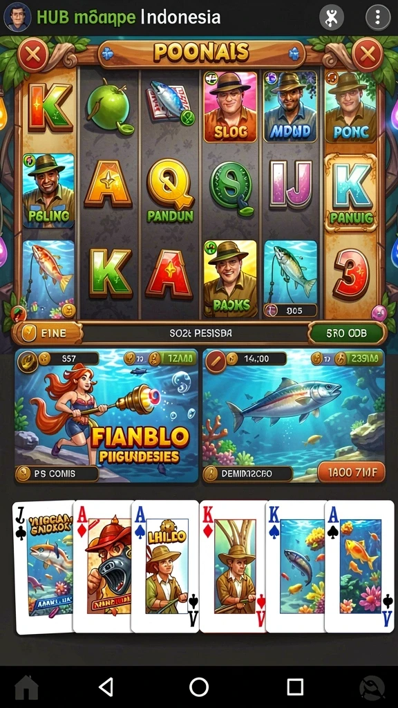 Screenshot menampilkan antarmuka beranda LAKUTOTO yang menarik.
