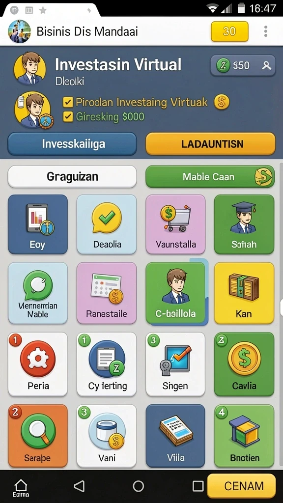 Screenshot menunjukkan fitur undian dengan hadiah menarik.