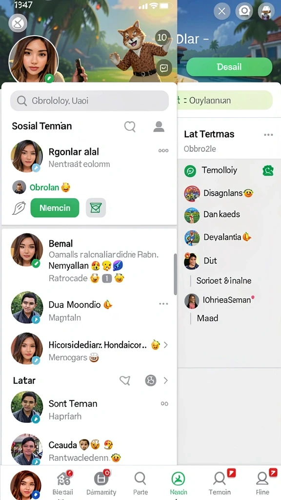 Mode multiplayer yang seru untuk bermain bersama teman.