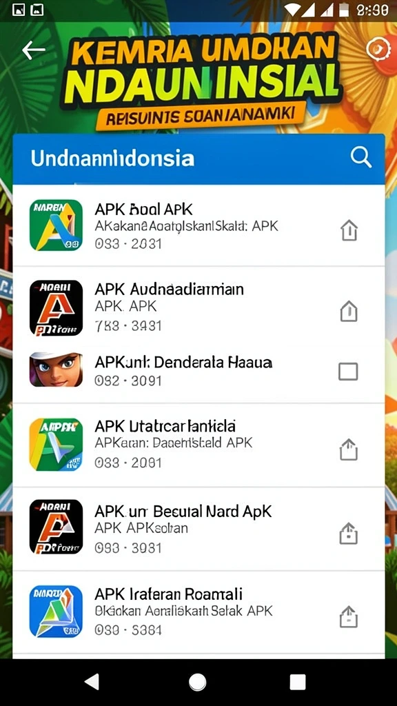 Mode permainan kompetitif yang seru dan menantang.