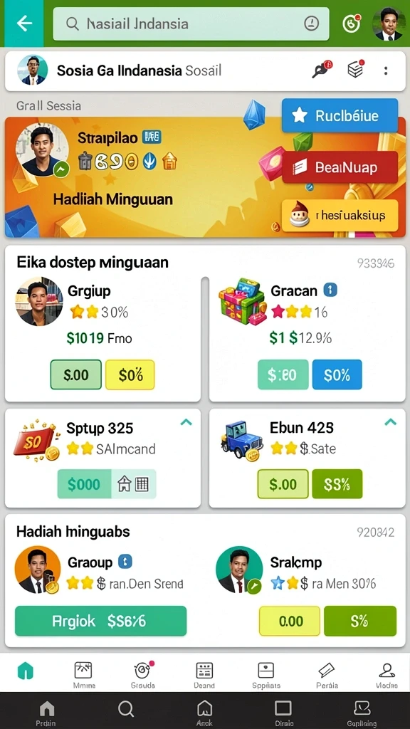 Tampilan antarmuka yang menarik dan mudah digunakan.
