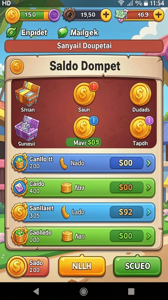 Level tantangan yang beragam dan seru untuk dimainkan.