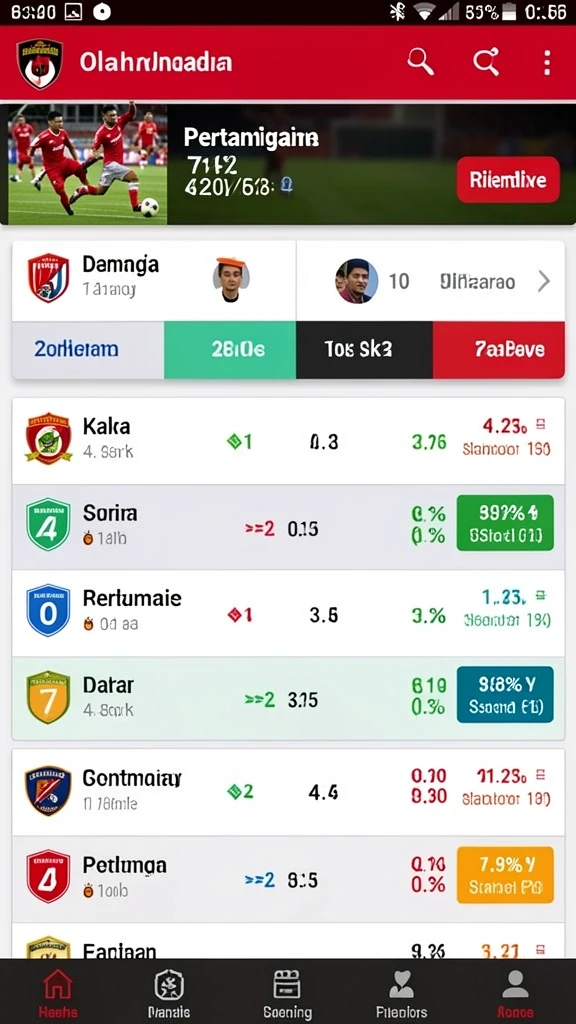 Tampilan awal aplikasi NONA88 yang menawan.