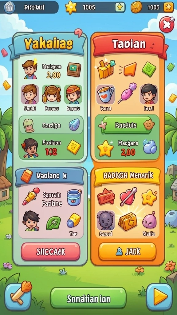 Gameplay yang adiktif dengan banyak tantangan seru.