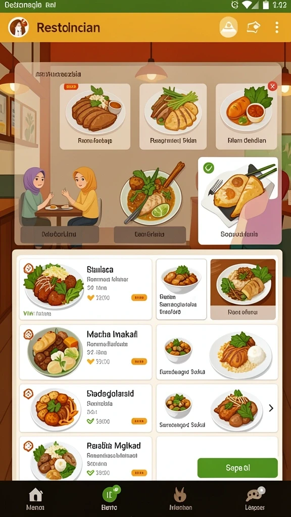 Screenshot menunjukkan karakter yang sedang bertarung di arena.