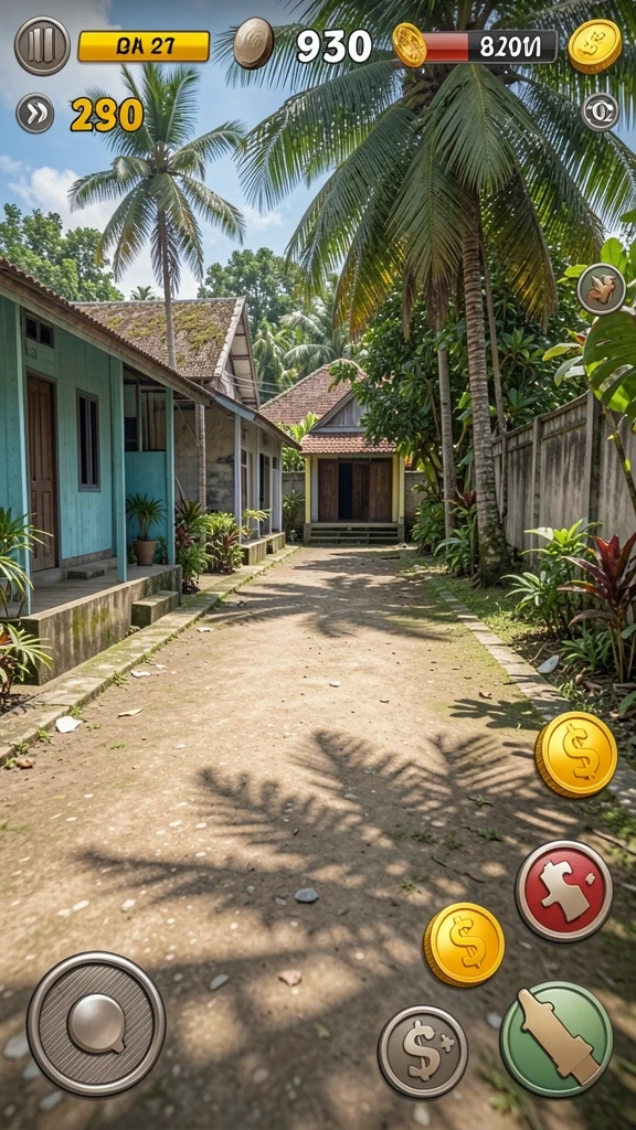 Tangkapan layar menampilkan gameplay RAJAMPO yang menegangkan.