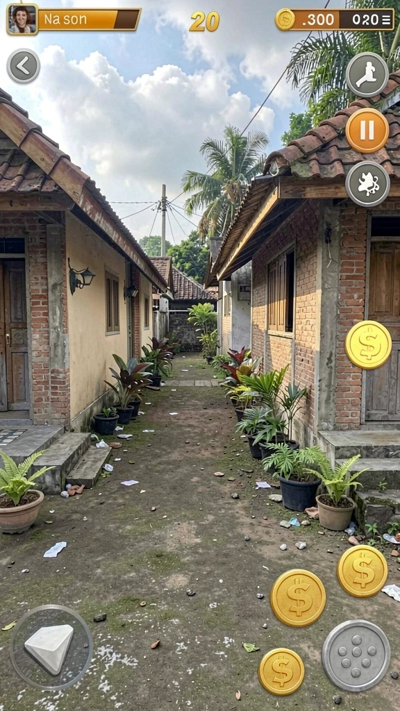 Screenshot menampilkan antarmuka permainan yang menarik.
