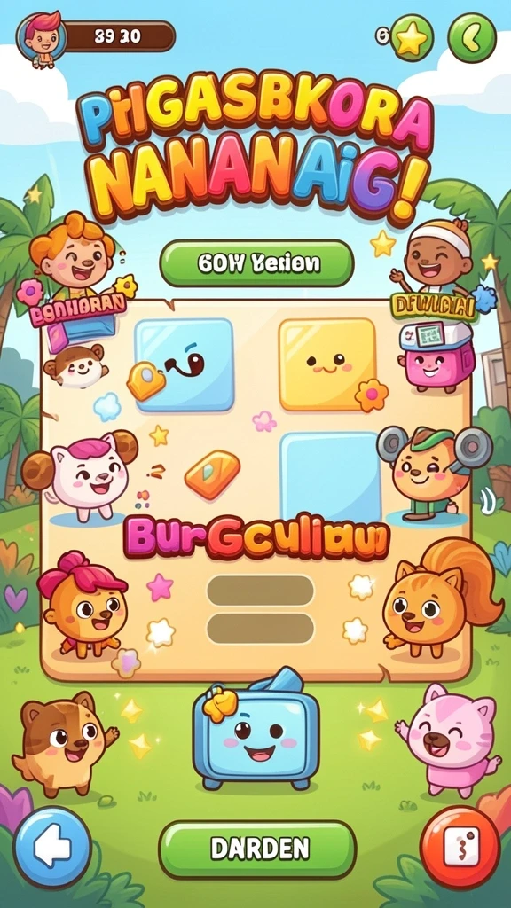Banyak opsi permainan menarik untuk dipilih.