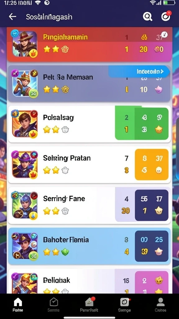Beragam pilihan tema slot yang dapat dipilih.