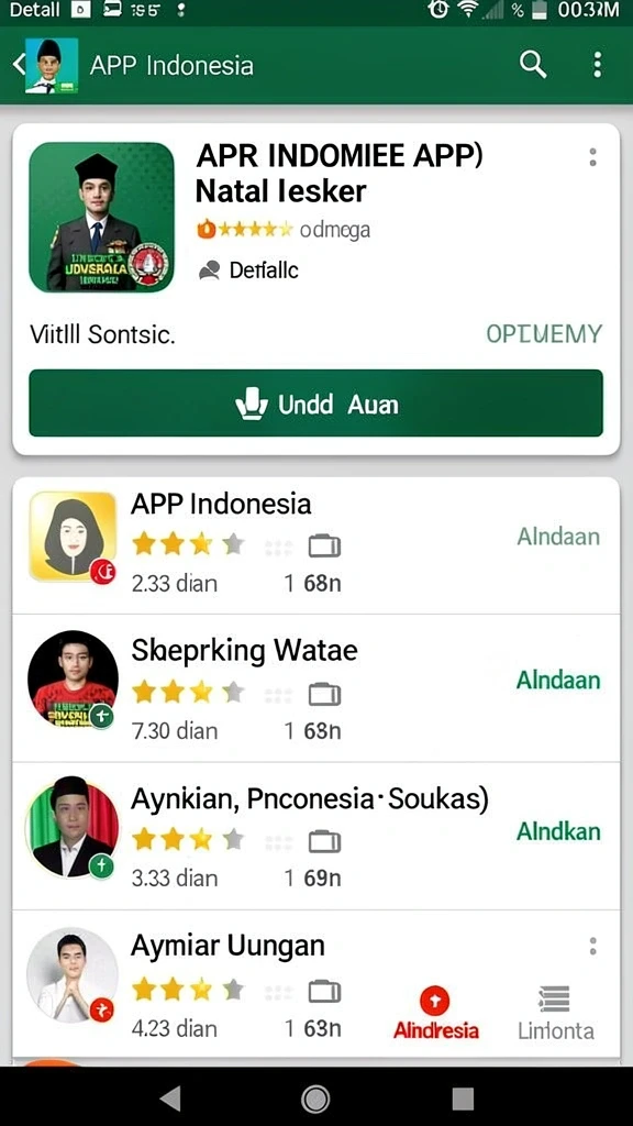 Screenshot menampilkan tampilan awal aplikasi SR777 yang menarik.