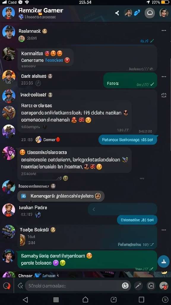 Tampilan awal yang menarik dan penuh warna.