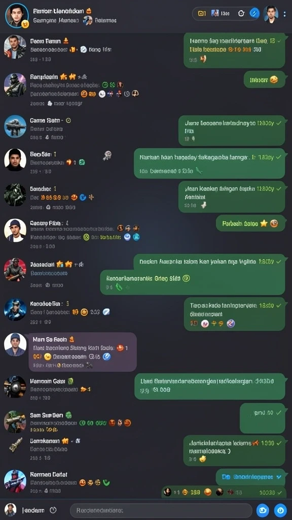 Tampilan awal permainan dengan karakter pilihan.