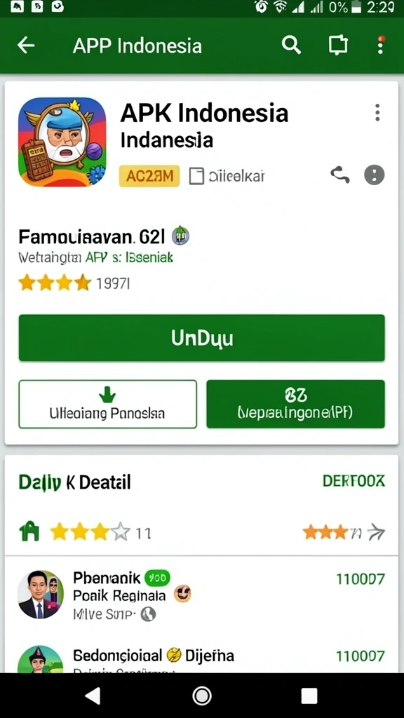 Tampilan antarmuka yang intuitif dan user-friendly.